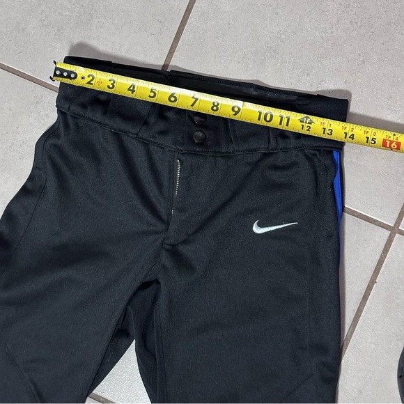 Nike Softball Pants Small Black Elastic Waist Athleticwear Baseball Sport. - Picture 6 of 8